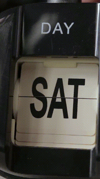 days of the week flipping past days of the week flipping past