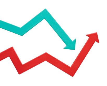 jagged arrows like the teeth of a saw, with one ending with an upward point and the other ending with a downward point jagged arrows like the teeth of a saw, with one ending with an upward point and the other ending with a downward point